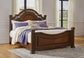 Lavinton California King Poster Bed with Mirrored Dresser