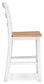 Gesthaven Counter Height Dining Table and 2 Barstools