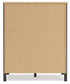 Cadmori Full Upholstered Panel Bed with Mirrored Dresser, Chest and Nightstand