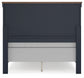 Landocken Full Panel Bed with Mirrored Dresser and Nightstand