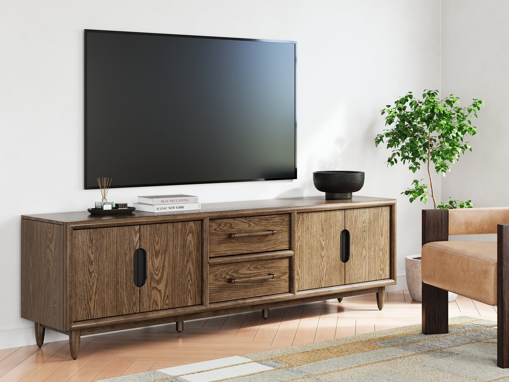 Roanhowe Extra Large TV Stand Hotel Furniture Liquidators