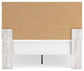 Cayboni Queen Panel Bed with Mirrored Dresser