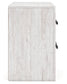 Cayboni Full Panel Bed with Mirrored Dresser and 2 Nightstands