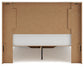 Lawroy Queen Panel Storage Bed with Mirrored Dresser