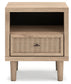 Cielden Full Panel Bed with Mirrored Dresser, Chest and Nightstand