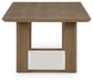 Serene Bay RECT Dining Table w/UMB OPT