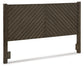 Arkenton California King Panel Bed with Mirrored Dresser