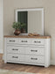 Savonport Full Panel Storage Bed, Dresser and Mirror