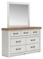 Savonport Twin Panel Storage Bed, Dresser and Mirror