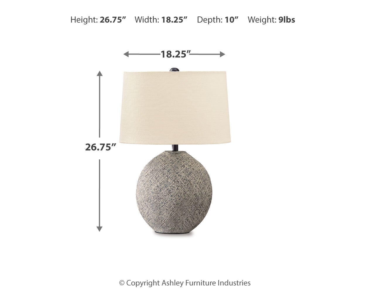Harif Paper Table Lamp (1/CN)