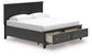Lanolee King Panel Storage Bed