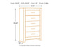 Brinxton Full Panel Bed with Mirrored Dresser, Chest and Nightstand