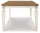 Realyn RECT Dining Room EXT Table