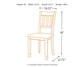 Owingsville Dining Table and 6 Chairs