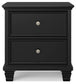 Lanolee Two Drawer Night Stand