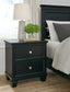 Lanolee Two Drawer Night Stand