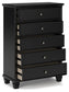 Lanolee Five Drawer Chest