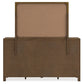 Cabalynn King Upholstered Bed with Mirrored Dresser and Chest