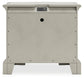 Arlendyne King Upholstered Bed with Mirrored Dresser and 2 Nightstands
